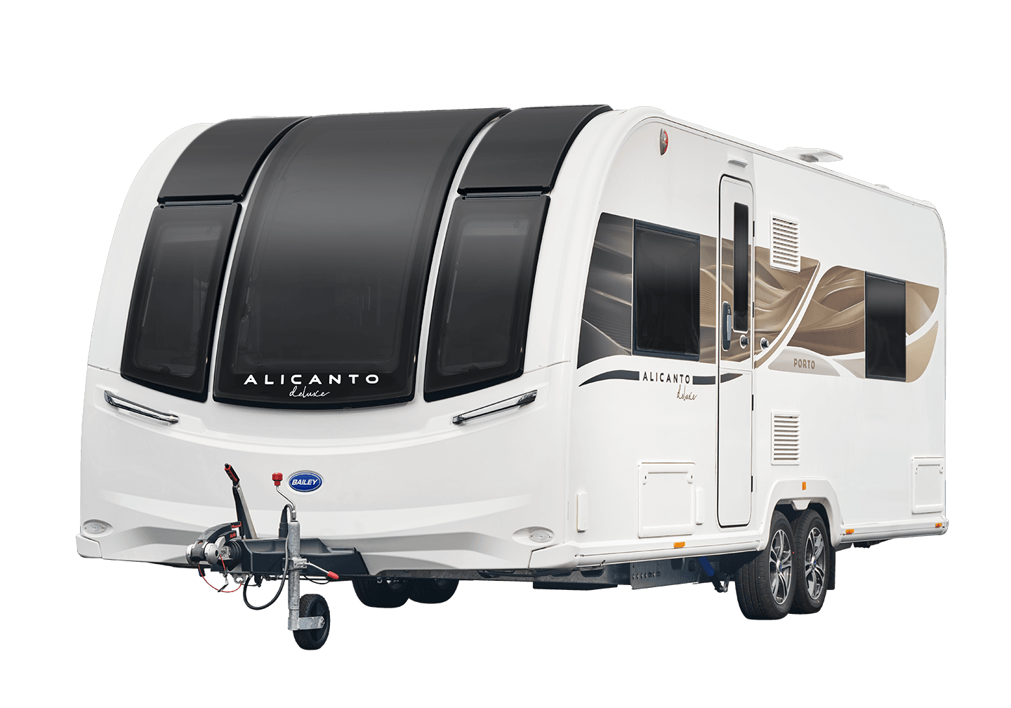 Bailey Alicanto Grande Deluxe Porto exterior three-quarter view