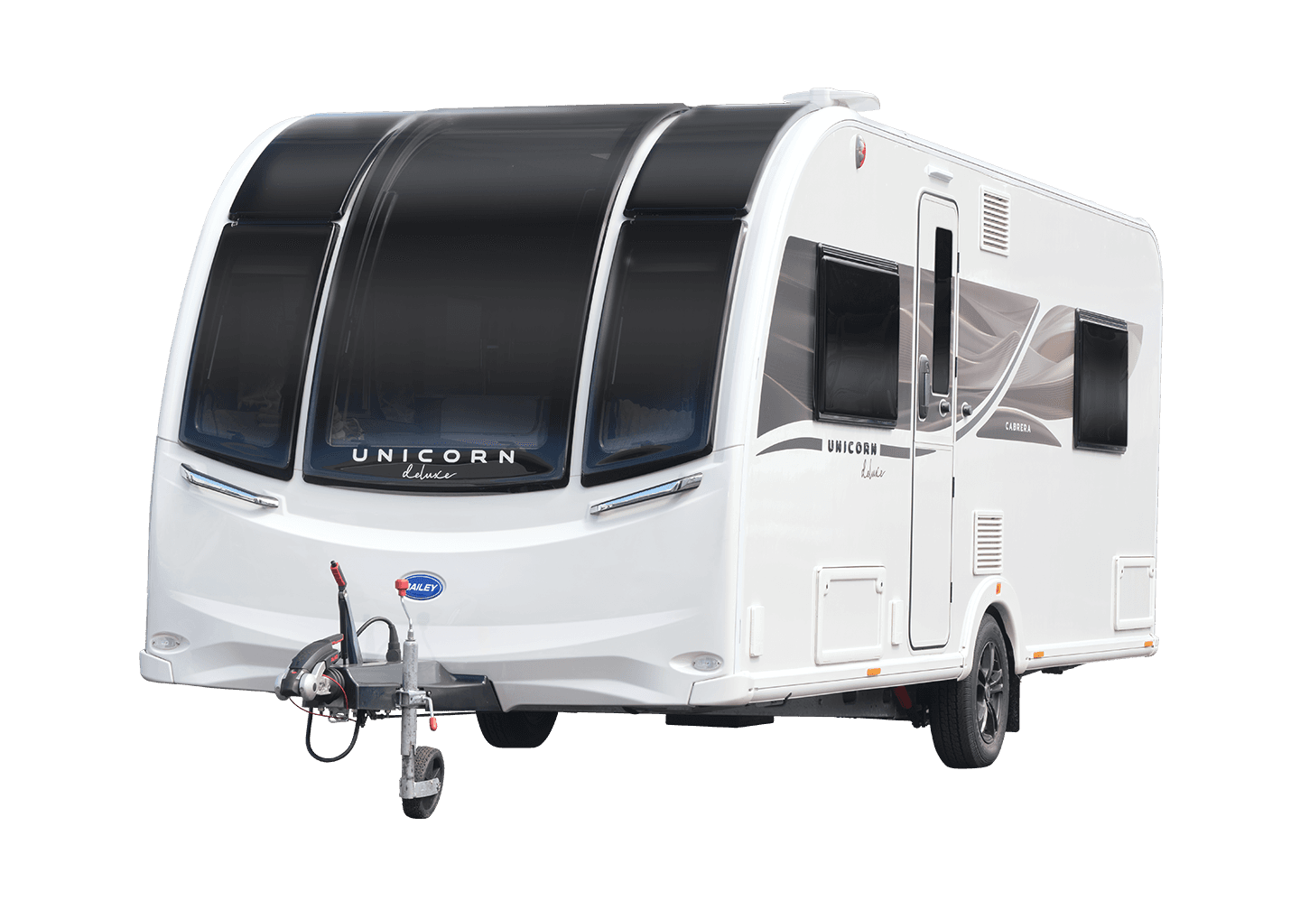 Bailey Unicorn Deluxe Cabrera exterior three-quarter view