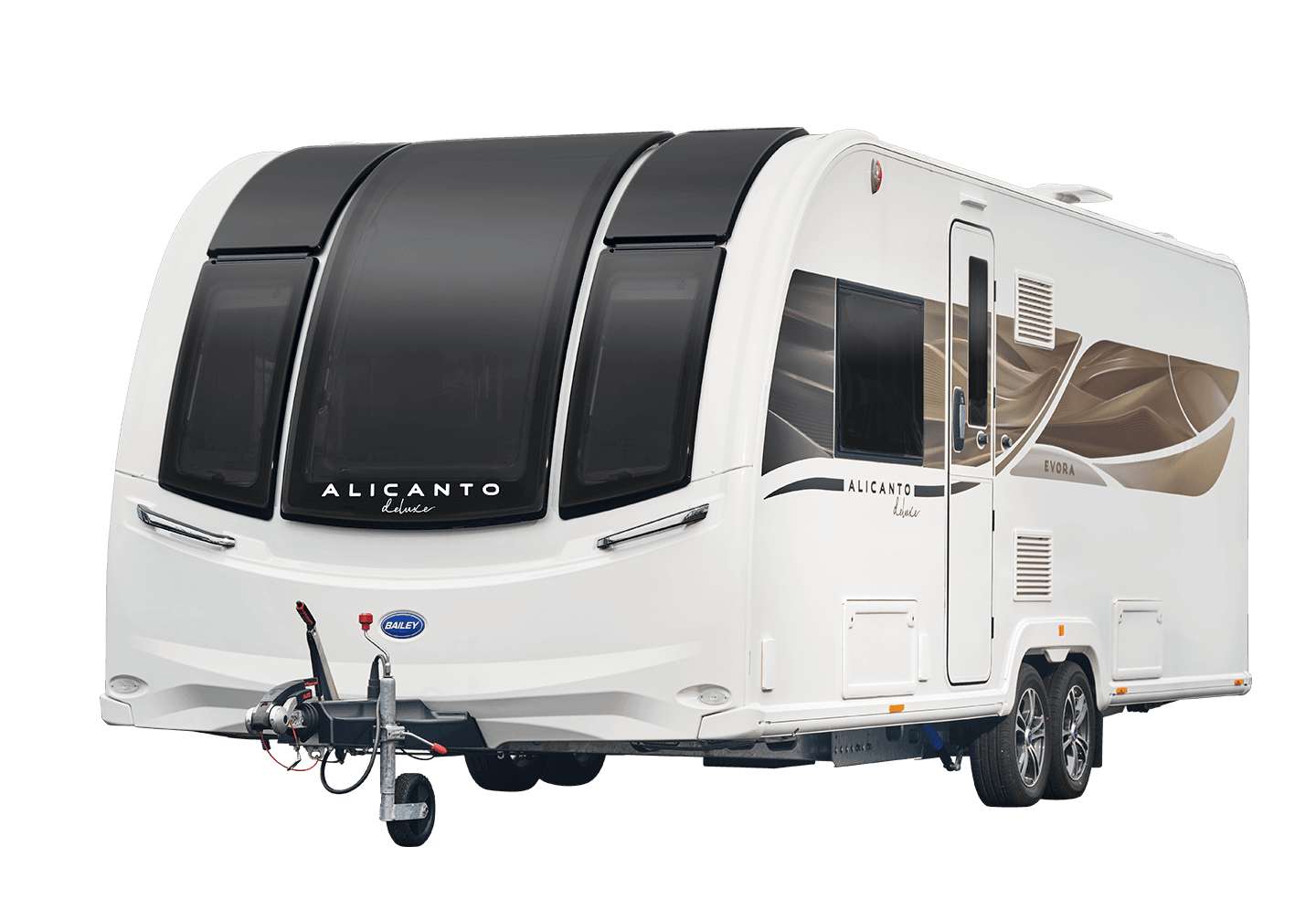 Bailey Alicanto Grande Deluxe Evora exterior three-quarter view