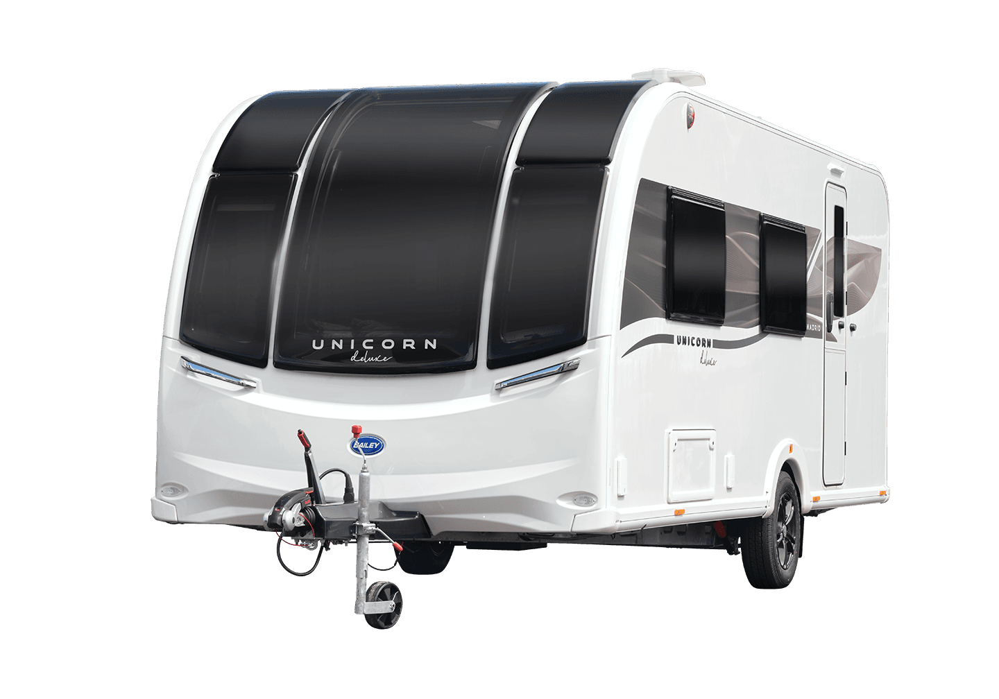 Bailey Unicorn Deluxe Madrid exterior three-quarter view