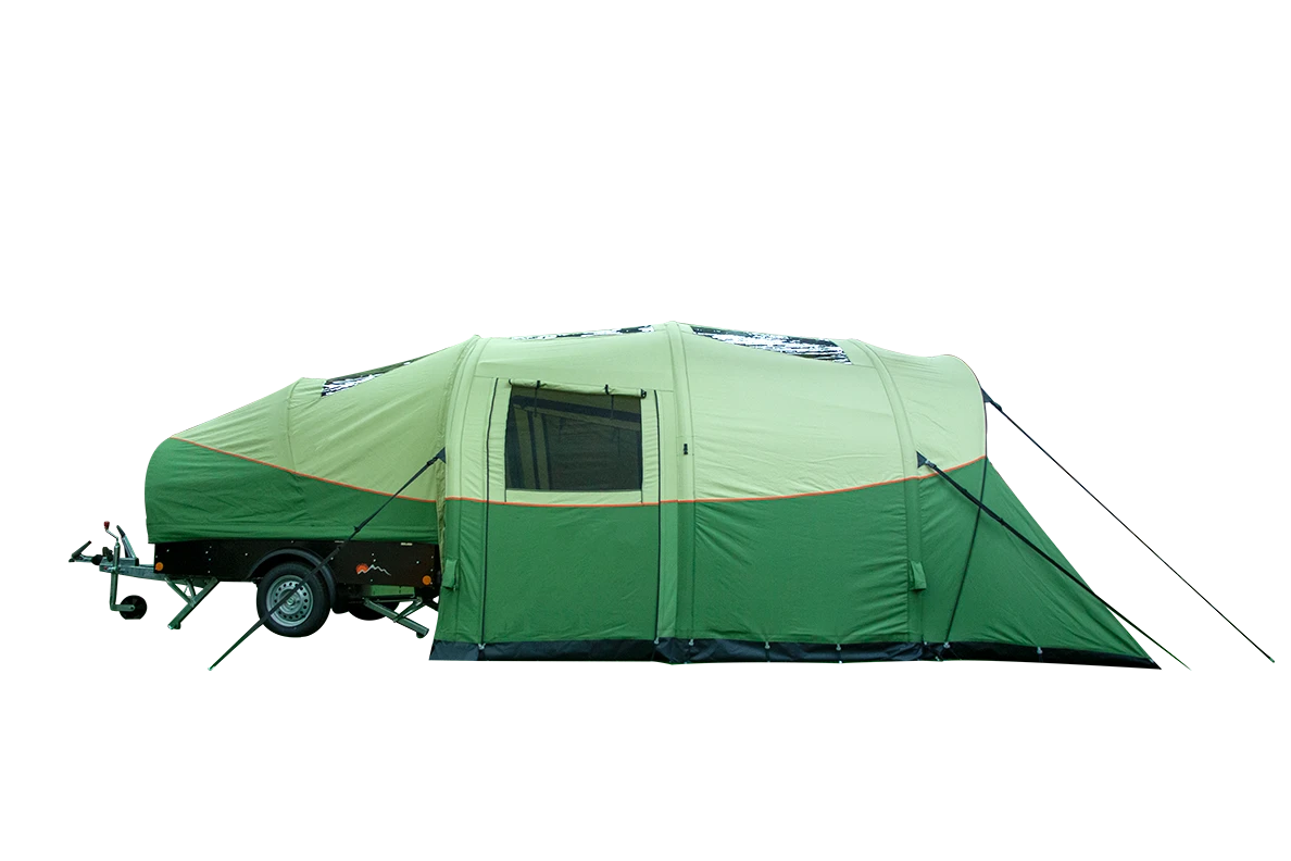 Alpenkreuzer OpenAir trailer tent with side doors closed