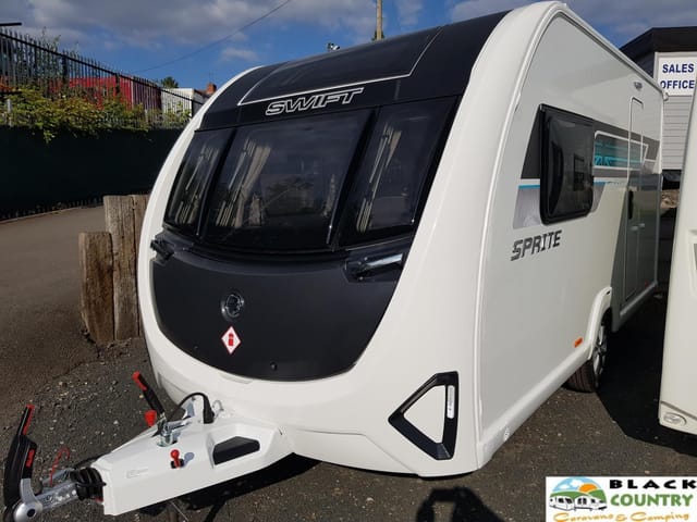 Swift Caravan Rear 2025 Swift Basecamp 2 - SOLD